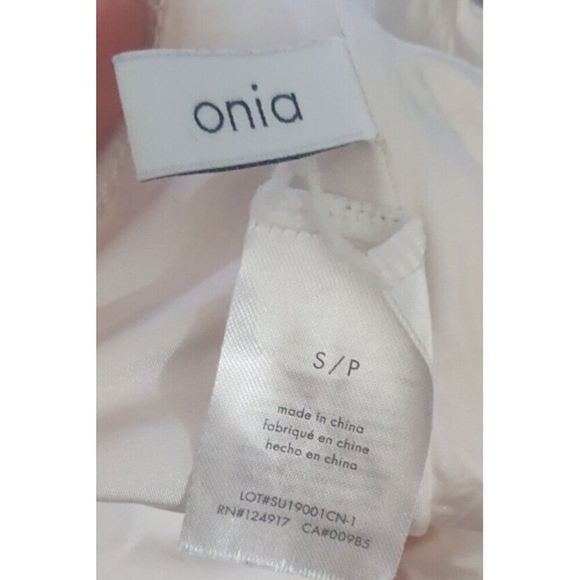 Onia Women's x WeWoreWhat Capri One Piece, Cabana Stripe Citrus, Size Small - Picture 7 of 9